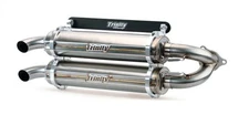 Trinity Stage 5 Dual Slip-On Mufflers Stainless Steel #TR-4181S Polaris