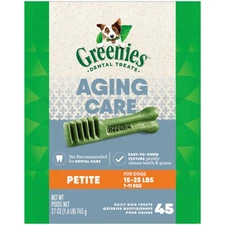 Greenies Aging Care Petite Dog Dental Chews 27oz Pack