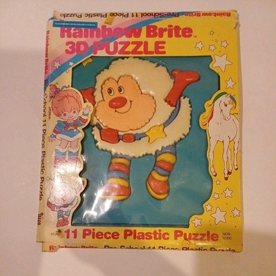 Rainbow Brite 3D Puzzle 11 Teile ILLCO - Made in Hong Kong 1980er