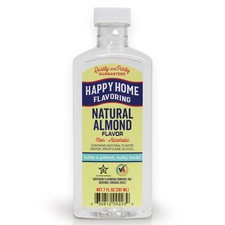 Happy Home Natural Almond Flavoring, Non-Alcoholic, 7 Fl Oz (Pack of 1)