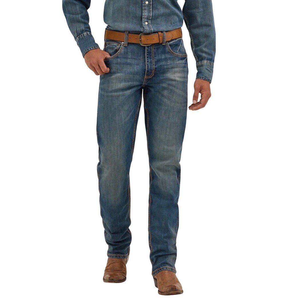 Wrangler Retro Jeans Mens 34x30 Bozeman Slim Straight Leg Stretch Denim Western