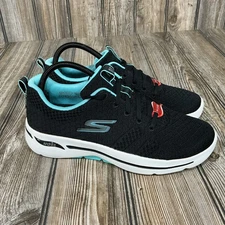 Skechers Womens US 9 Go Walk Arch Fit Unify 124403 Black Running Shoes Sneakers