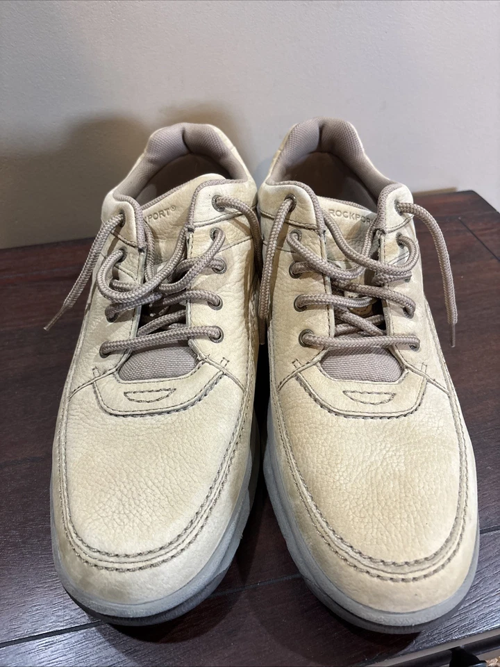 Rockport 鞋 World Tour 经典运动鞋 米色 皮革 低 MWT13M 男式 尺码 15 — 第 2/4 张图片