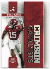 2023 Dallas Turner Bowman University Alabama Crimson Tide Crimson Catalysts