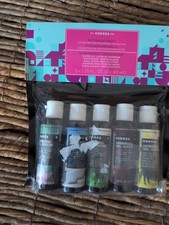 Korres Shower Gel Set Of 5 New 1.35 fl oz Travel Set New Free Ship
