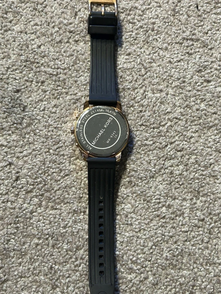 Reloj cronógrafo para hombre Michael Kors MK-8343 Jetmaster - dorado/negro Foto 4 de 4