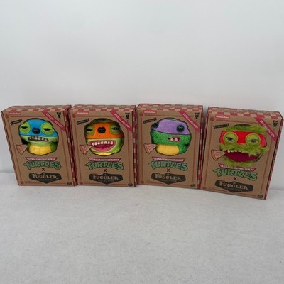 TMNT x Fuggler Limited Edition Plush Set 4 Pack Leonardo Mikey Donnie Raph NEW