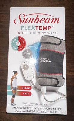 Sunbeam FlexTemp Hot Cold Joint Wrap Heating & Cooling Therapy Wrap NEW Open Box
