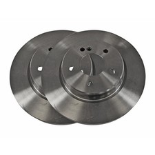 BREMSSCHEIBE SATZ F&Uuml;R MERCEDES BENZ W203 W210 CA208 R170 HINTERACHSE VAICO