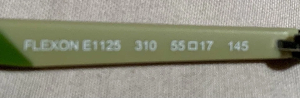 FLEXON - E1125 310 55/17/145 - матовый мох зеленый - новый подлинный без ярлыков рамка - Изображение 4 из 4