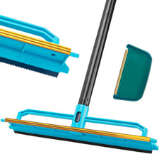 Carpet Rake for Pet Hair Removal Tool, Reusable Pet Hair Remover Broom with 56  