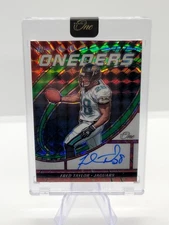 Fred Taylor 2023 Panini One The Oneders Encased On-Card Auto /49 Jax Jaguars!