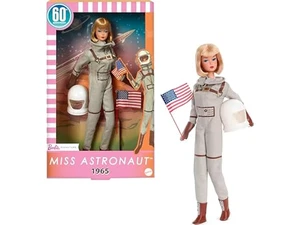 Barbie Miss Astronaut Doll Collectible with Silver Suit 1965 Vintage Repro