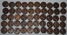 VF-EF 1939 D Lincoln Wheat Cent roll