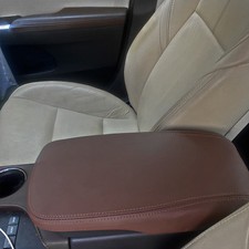 For 2013-2018 Toyota Avalon?1 PCS Center Console Lid Armrest Cover Leather Brown
