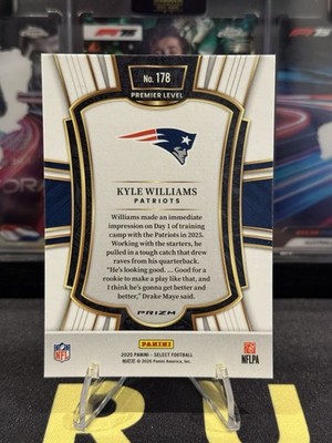 2025 Panini Select - Premier Red & Blue Shock Prizm #178 Kyle