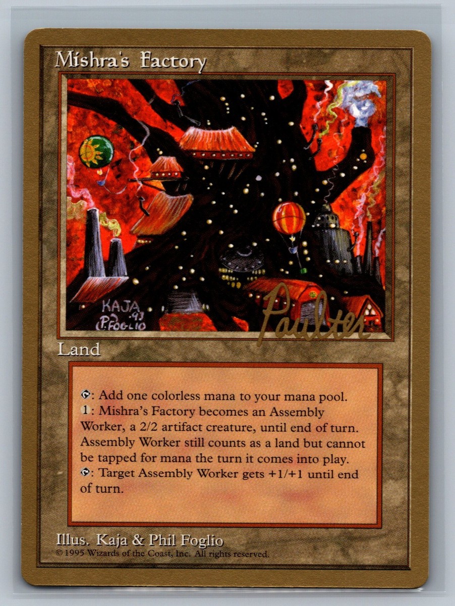 Magic MTG 1996 Preston Poulter World Championship Decks Mishra's