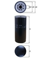 ÖLfilter Mahle OC 246 Anschraubfilter FüR Scania Omnicity Century PB Irizar 1