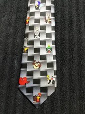 Looney Toons Vintage Character Ties 60in Length 3.75in Width