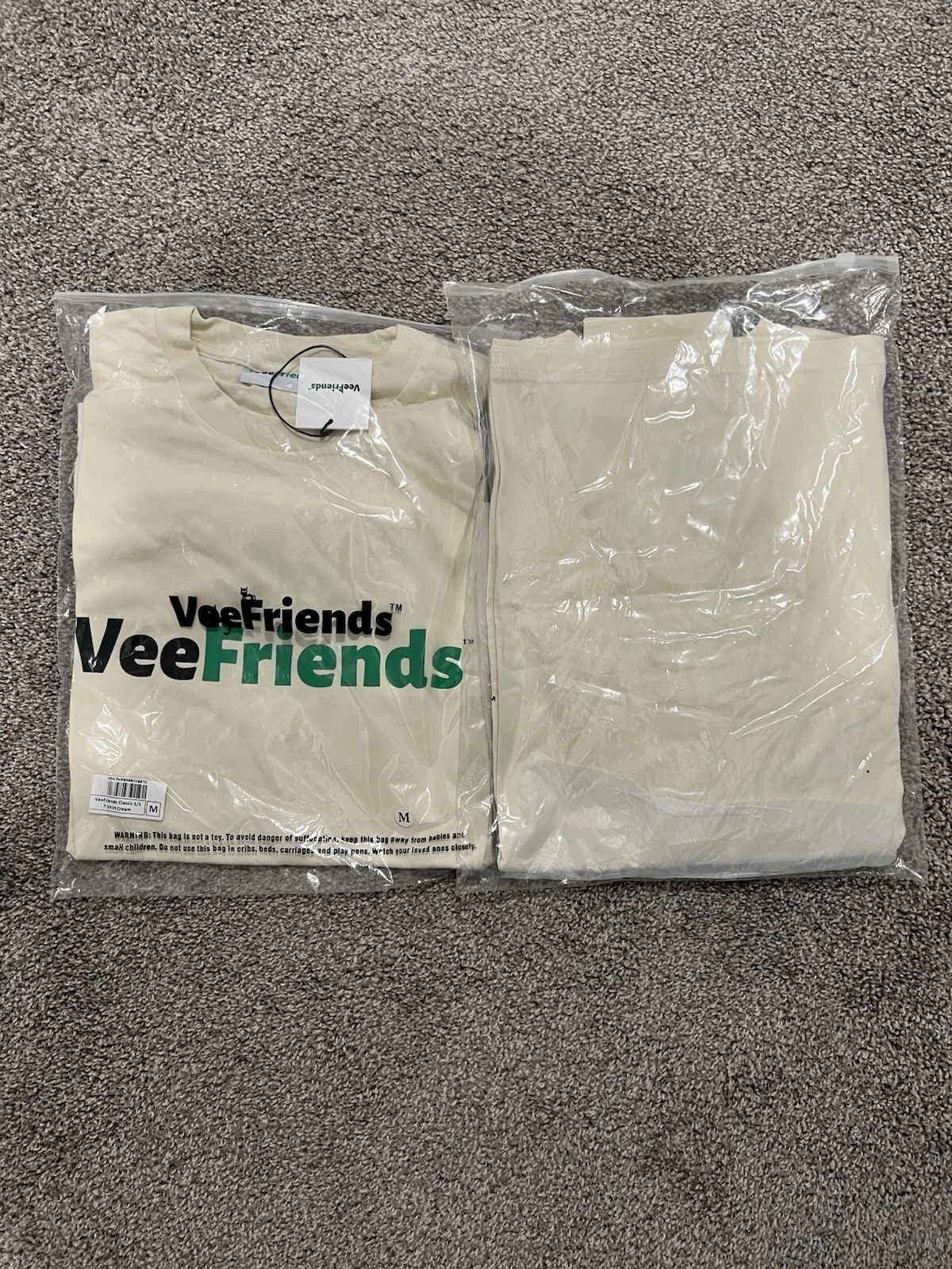 VeeFriends Classic Short Sleeve T-Shirt Cream