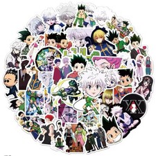50pcs Hunter X Hunter Anime Stickers Waterproof Sticker Pack Kawaii