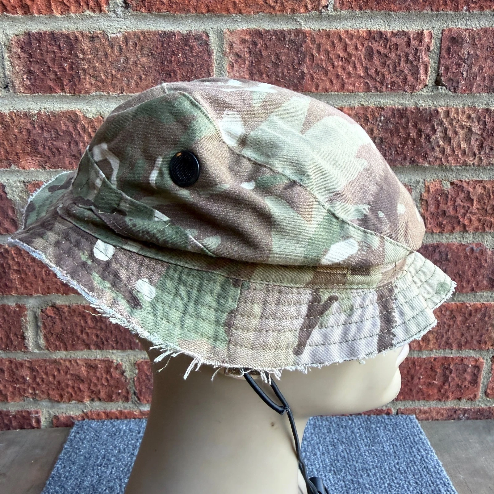 British Army Surplus MTP Tailored Bush Hat Short Brimmed 55cm Camouflage Boonie - Picture 3 of 5