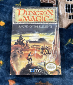 NES Nintendo Video Game CIB Dungeon Magic: Sword of the Elements!