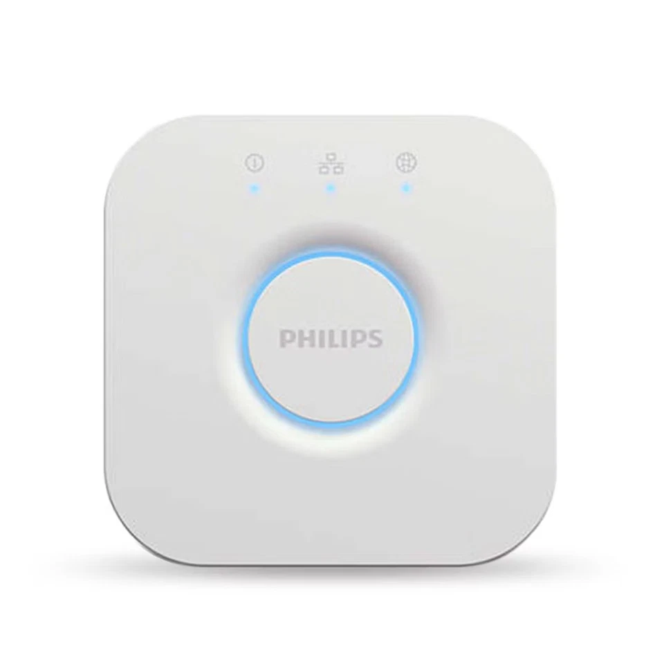 Philips Gen 2 Hue Bridge: plástico, sin interruptor, requiere cableado, interruptor de luz Foto 2 de 4