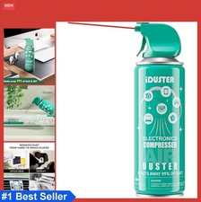Compressed Air Duster 10oz Canned Air Electronics Keyboard Cleaner Computer
