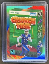 2023 Panini Donruss Josh Allen Crunch Time Lava #/10 Bills