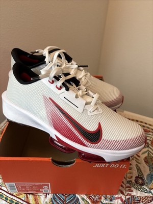 Nike Air Zoom Infinity Tour 2 Golf Shoes Mens Size 10 White Red Black FD0217-101