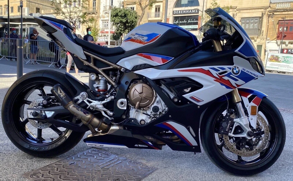 For BMW M1000RR S1000RR Lower Engine Belly Pan Spoilers Fairing Cover 2019-2023 - Imagem 4 de 4