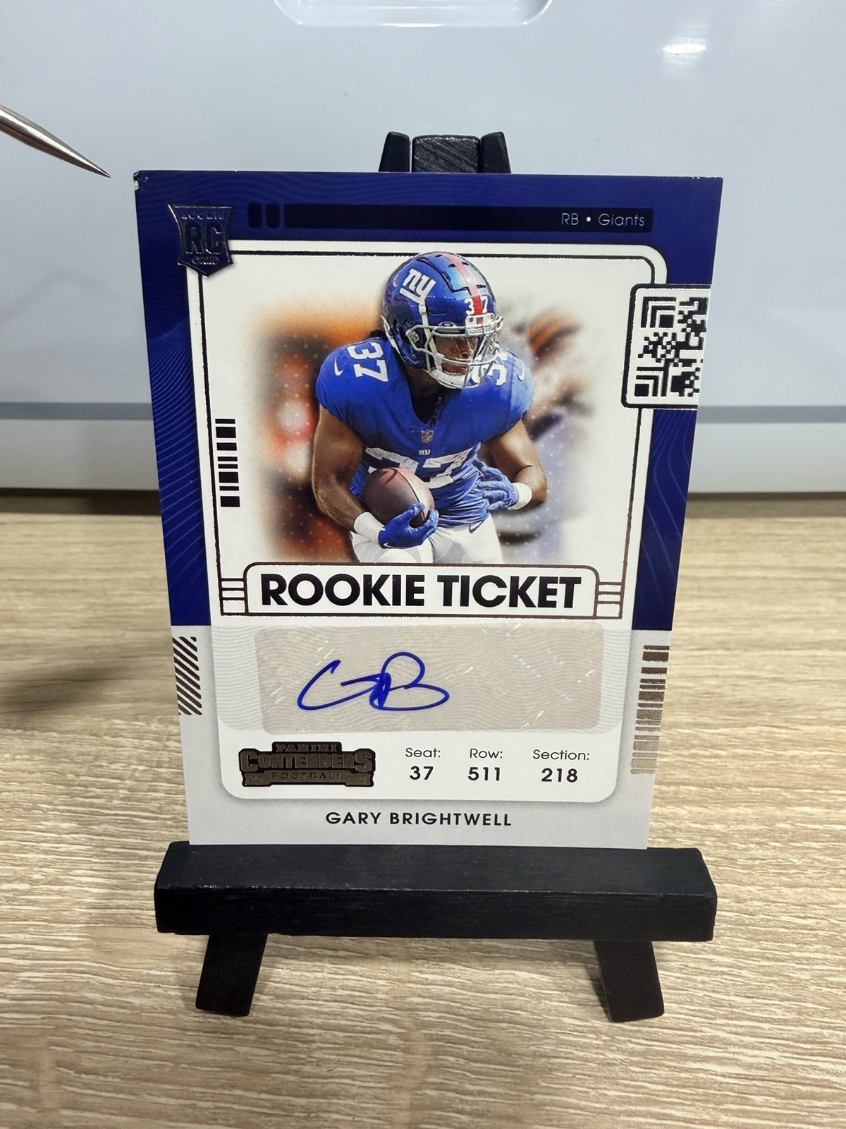 2021 Panini Contenders - Rookie Ticket Gary Brightwell #233 RC Auto Read Desc.