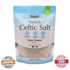 Sante Naturelle Celtic Salt Grey Coarse - 1.1lb 18oz Unrefined French Sea Salt