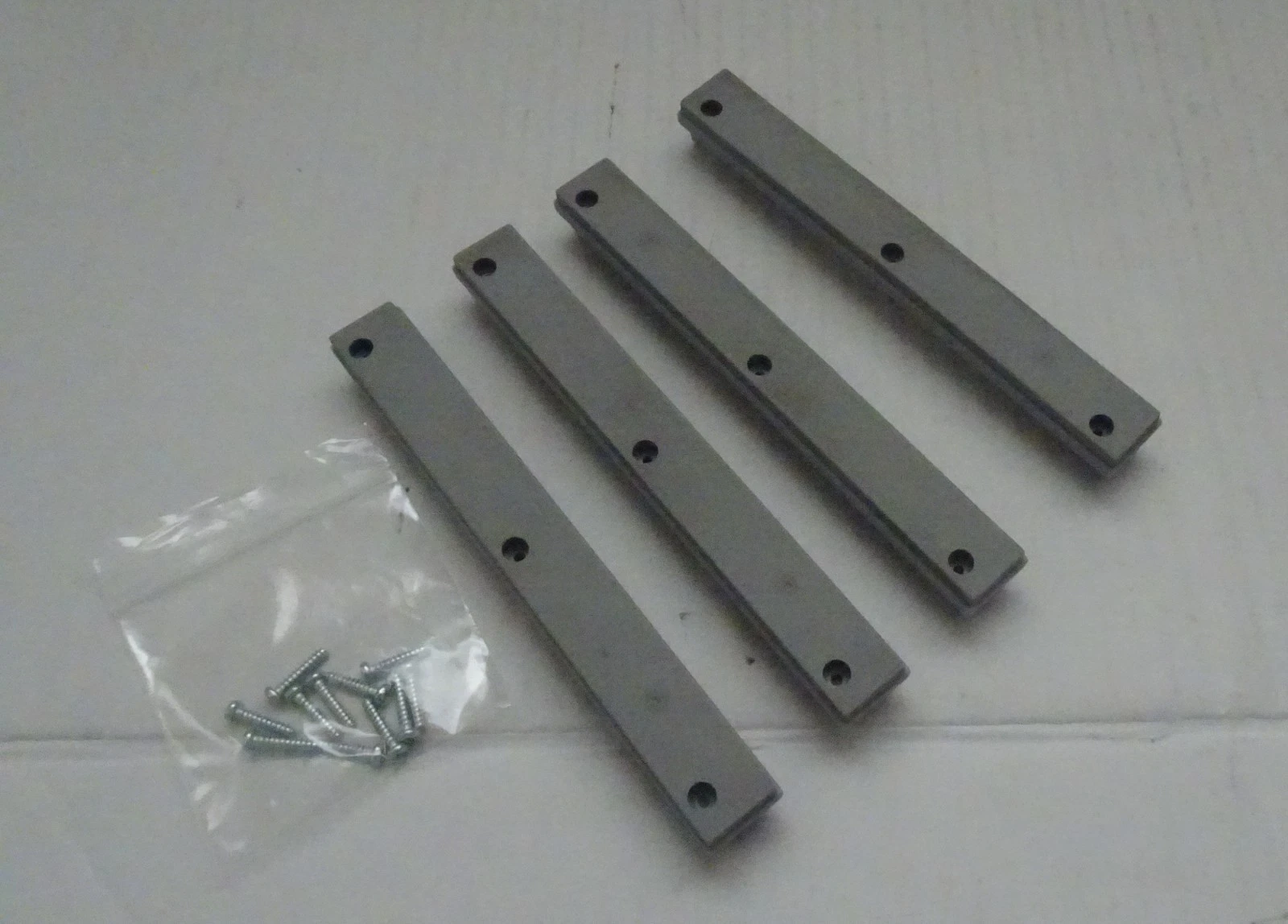 Bright Starts Zig Zag Zebra Baby Walker Brake Pad Parts Lot of 4 Pads + 12 Nails