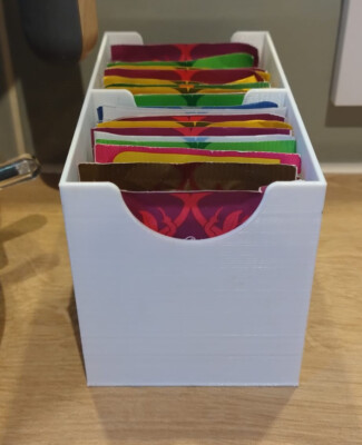 Teebeutel Aufbewahrung/Organizer - passt Twinings/Pukka - für Hotel/B&B/Airbnb