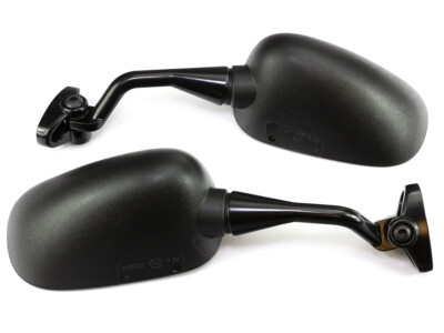Spiegel Paar Schwarz E-geprüft für Honda CBF 600 S CBF600S PC38