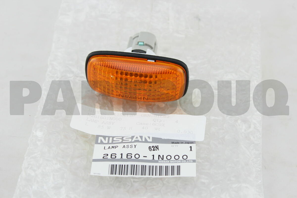 261601N000 Genuine Nissan LAMP ASSY-SIDE FLASHER 26160-1N000 261601N000 Genuine Nissan LAMP ASSY-SIDE FLASHER 26160-1N000