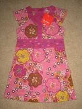 Girl's Shilav Floral Print Cotton Dress 6X / 7 NWT