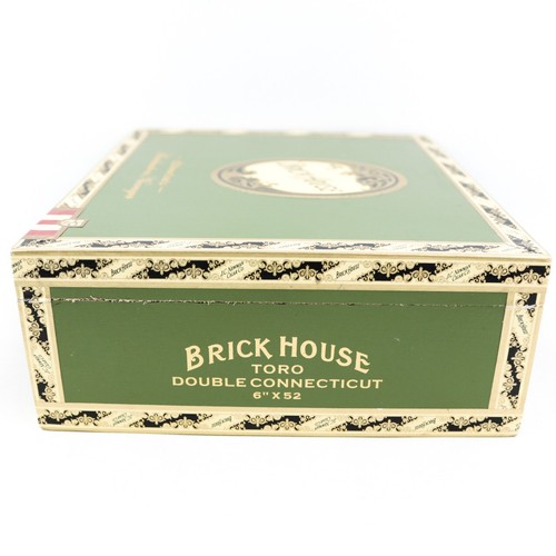 Brick House Toro Double Connecticut Empty Wood Cigar Box 8.25" x 7.25" x 3" - Picture 8 of 12