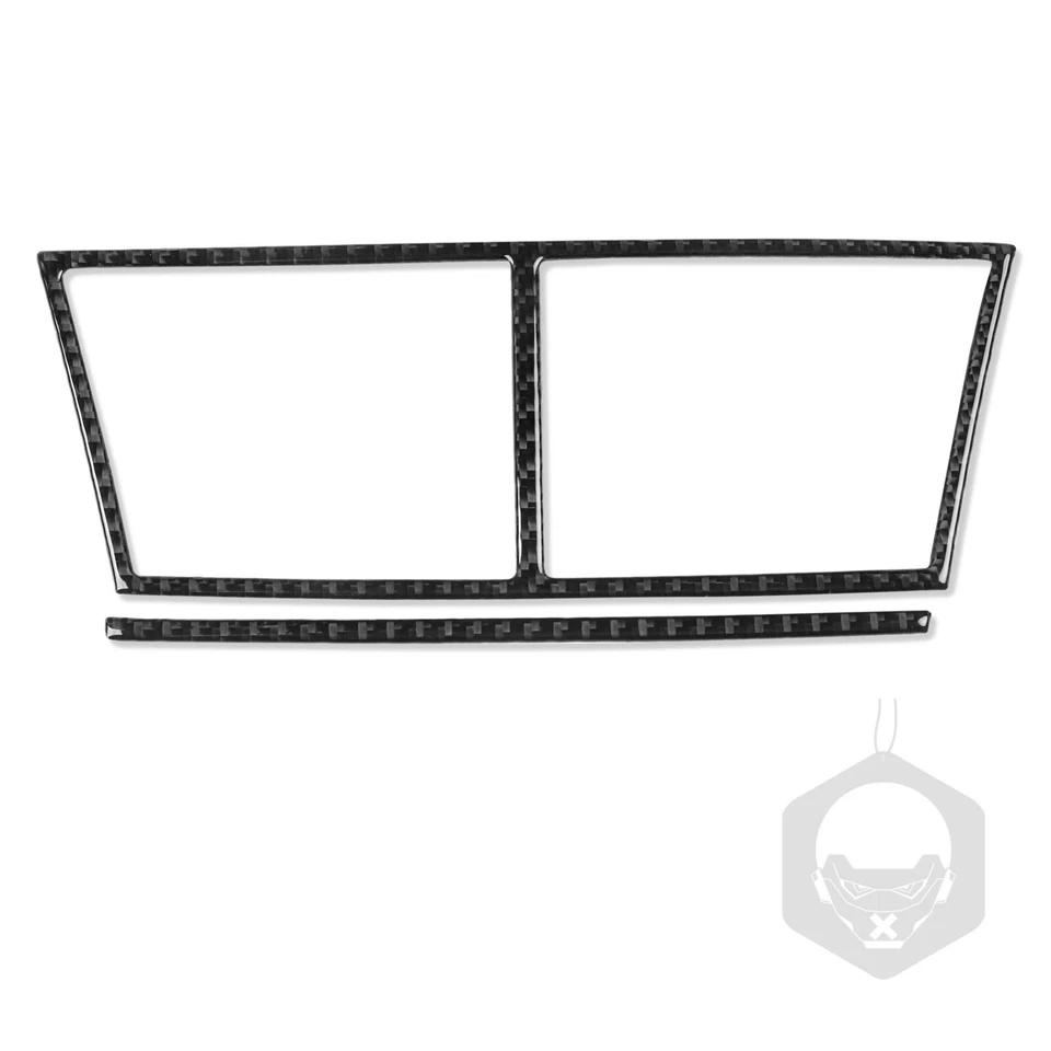 Cubierta de salida de ventilación de aire central de fibra de carbono real para Chevrolet Traverse 2009-2012 Foto 2 de 4