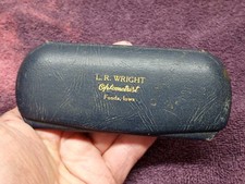 Vtg EYE GLASSES L R WRIGHT OPTOMETRIST FONDA IOWA
