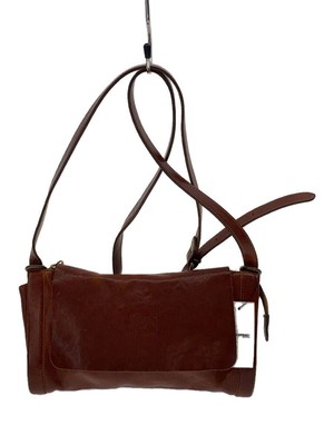 IL BISONTE Shoulder Bag Leather CML Solid Color