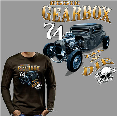 * T-Shirt Hot Rod Rockabilly Racing Speed Auto Shop Garage Kustom *1072 LS