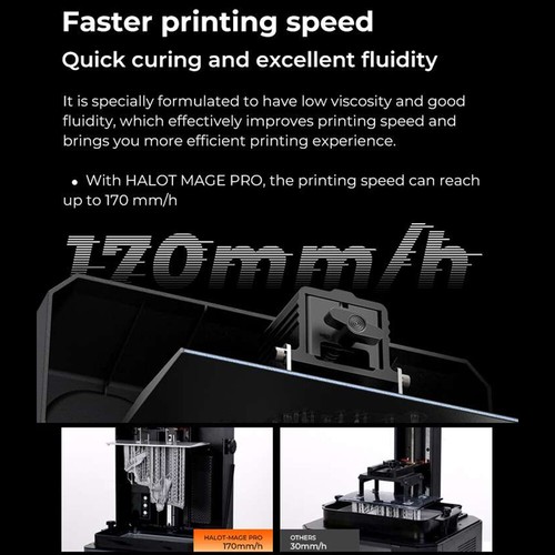 Creality Fast UV Curable Resin for All of the UV LCD HALOT SKY N6D6 - 第 3/12 張圖片