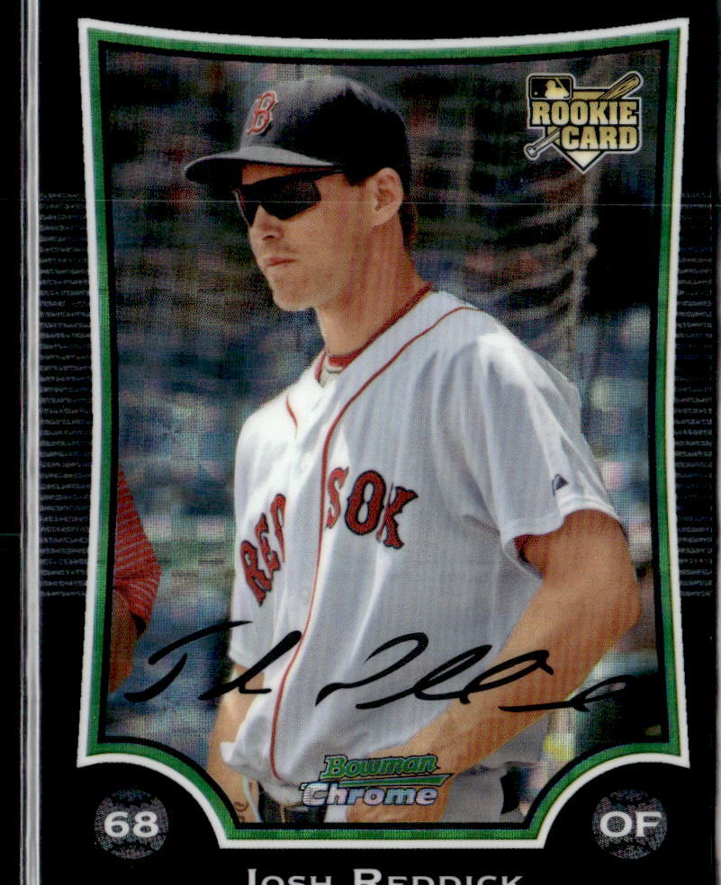 Josh Reddick #'d /199 RC - 2009 Bowman Draft Picks & Prospects Chrome X-Fractor
