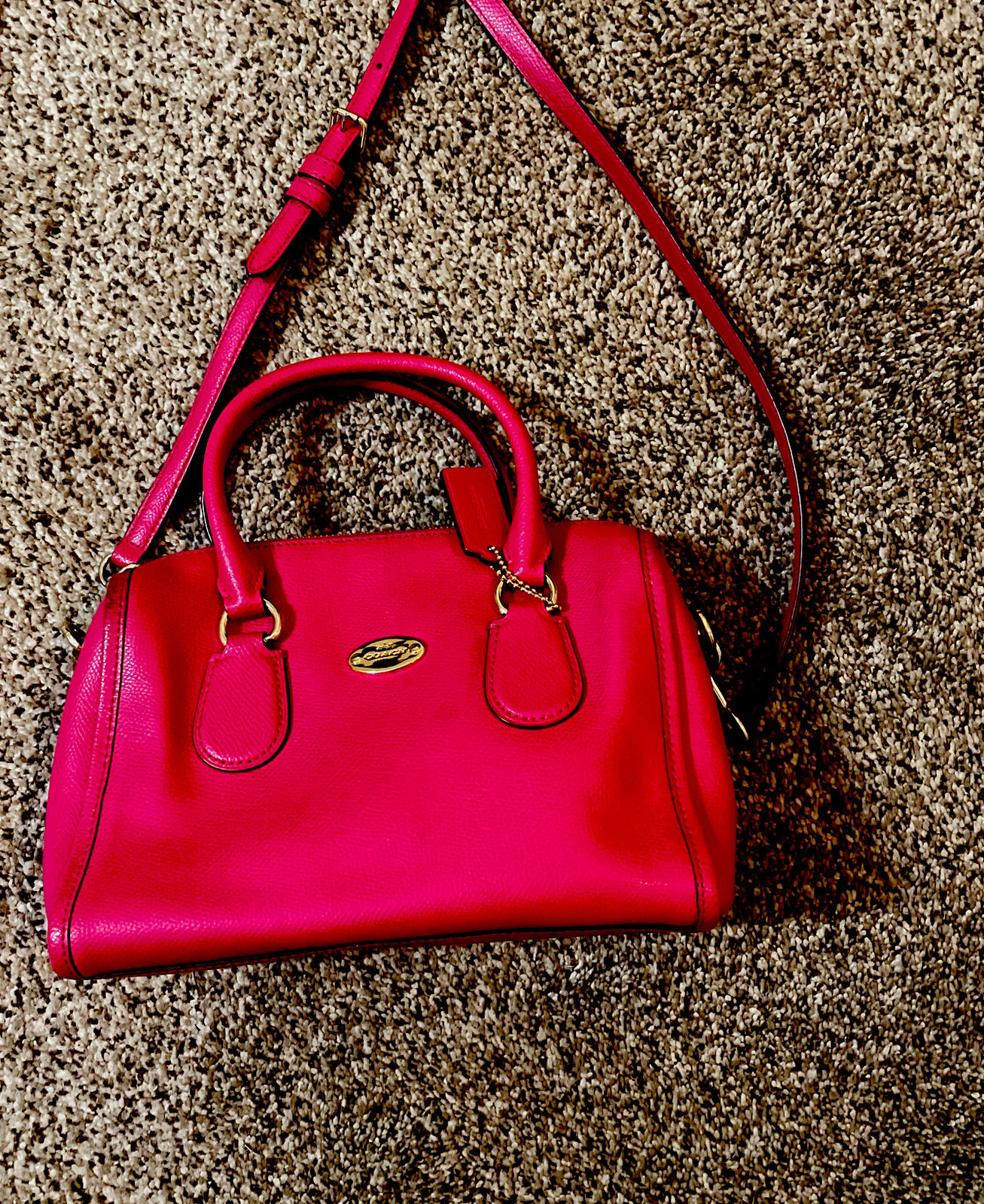 Coach purses Pink And Brown Gem