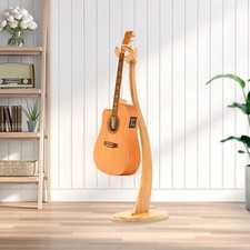 40.55 Bamboo Guitar Stand With Non-slip Pads ...