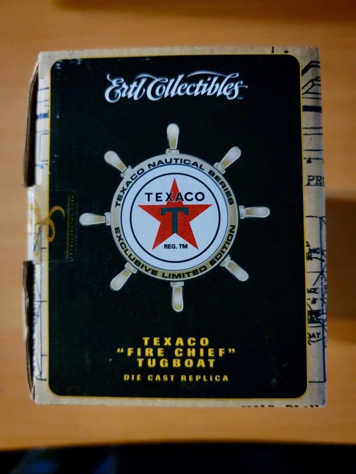 Jefe de Bomberos Remolcador Texaco Diecast Moneda Banco Barco 2000 Edición Milenio Ertl SELLADO Foto 4 de 4