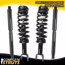 Front Rear Suspension Strut Shock Assembly Kit for 2006-2008 Dodge Ram 1500 4WD